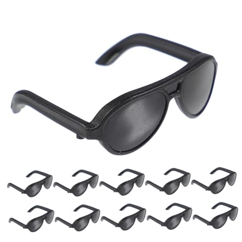 minkissy 12 Stück Teiliges Mini Sonnenbrillen für Puppen Schwarze Puppenbrillen als Puppen Accessoires Austauschbar und Vielseitig für minkissy 12 Stück Teiliges Mini Sonnenbrillen für Puppen Schwarze Puppenbrillen als Puppen Accessoires Austauschbar und Vielseitig für von minkissy