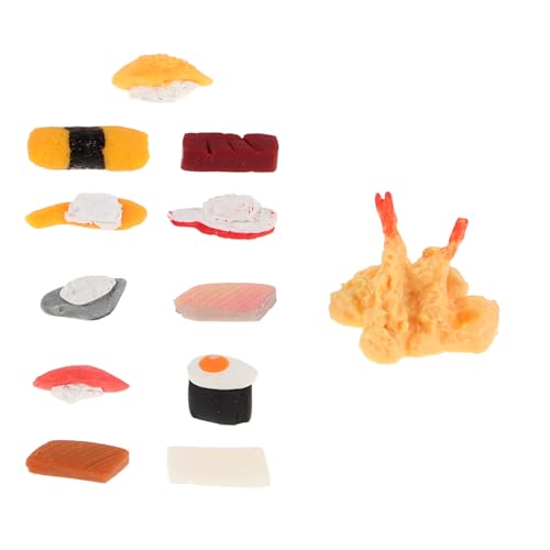 minkissy 12stücke Miniatur-Sushi-Modelle Für Puppenhaus Japanische Lebensmittel Spielzeug Realistische Miniatur-Szene Winzige Essensornamente Essens-spielzubehör Schreibtischdekorationen minkissy 12stücke Miniatur-Sushi-Modelle Für Puppenhaus Japanische Lebensmittel Spielzeug Realistische Miniatur-Szene Winzige Essensornamente Essens-spielzubehör Schreibtischdekorationen von minkissy