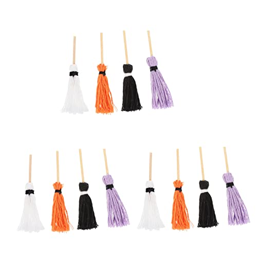 minkissy 12 Stück Teiliges Puppenhaus Zubehör Miniatur Mops Reinigungswerkzeuge für Halloween Deko und Miniatur Gartenlandschaften von minkissy