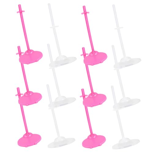 minkissy 12 Stück Teiliges Puppenständer mit Transparenten und Pinkfarbenen Clips Stabile Doll Support Halter für Puppenanzeige Kindersicheres Kunststoffmaterial für Regal und Spieltisch minkissy 12 Stück Teiliges Puppenständer mit Transparenten und Pinkfarbenen Clips Stabile Doll Support Halter für Puppenanzeige Kindersicheres Kunststoffmaterial für Regal und Spieltisch von minkissy