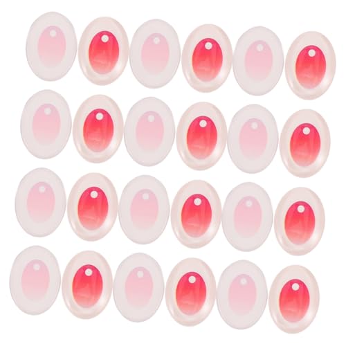 minkissy 120 Stück Puppenaugen Basteln Sie Augen Für Ausgestopfte Spielzeuge Augäpfel Zum Basteln Augen Für Handwerk Stofftieraugen Zum Häkeln Tieraugen Für Spielzeugherstellung Rot Plastik von minkissy