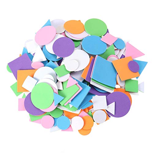 minkissy 1250 Stück Bunte Geometrische Formaufkleber Selbstklebende Eva Schaumstoff Sticker für Bastelprojekte Schulmaterialien und Kreative DIY Aktivitäten minkissy 1250 Stück Bunte Geometrische Formaufkleber Selbstklebende Eva Schaumstoff Sticker für Bastelprojekte Schulmaterialien und Kreative DIY Aktivitäten von minkissy