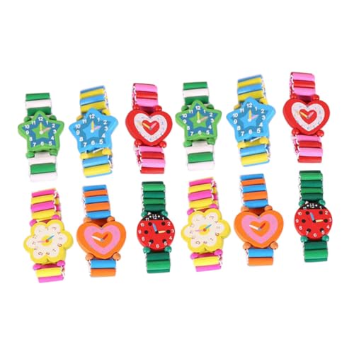 minkissy 12Stücke Teiliges Holzarmbanduhren im Cartoon Design Leichte Langlebige Spielzeuguhren für Kreative Partys für Jungen Robustes Holzmaterial minkissy 12Stücke Teiliges Holzarmbanduhren im Cartoon Design Leichte Langlebige Spielzeuguhren für Kreative Partys für Jungen Robustes Holzmaterial von minkissy