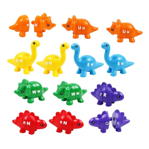 minkissy 13 Stück Teiliges Dinosaurier Alphabet Lernspielzeug aus Robustem Farbenfrohes Sortier und Zuordnungsspiel für Kleinkinder Fördert Sensorische Wahrnehmung Kreativität und minkissy 13 Stück Teiliges Dinosaurier Alphabet Lernspielzeug aus Robustem Farbenfrohes Sortier und Zuordnungsspiel für Kleinkinder Fördert Sensorische Wahrnehmung Kreativität und von minkissy