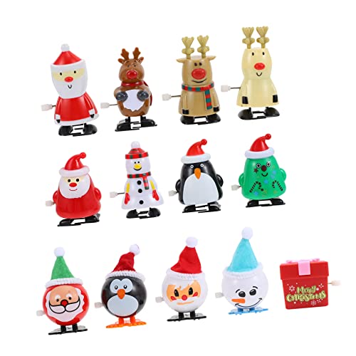 minkissy 13 Stück Teiliges Weihnachts Aufziehspielzeug Set Bunte Cartoon Figuren Wind Up Uhrwerk Party Mitgebsel und Geschenkfüllung für Weihnachtsfeiern minkissy 13 Stück Teiliges Weihnachts Aufziehspielzeug Set Bunte Cartoon Figuren Wind Up Uhrwerk Party Mitgebsel und Geschenkfüllung für Weihnachtsfeiern von minkissy