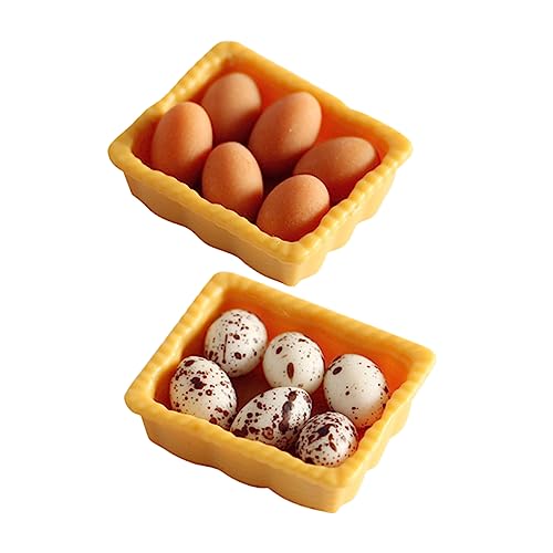 minkissy 14 Stück Teiliges Miniatur Eier Set mit Körben Realistische Mini Eier für Puppenhaus Micro Landschaft Detailreich und Farbecht minkissy 14 Stück Teiliges Miniatur Eier Set mit Körben Realistische Mini Eier für Puppenhaus Micro Landschaft Detailreich und Farbecht von minkissy