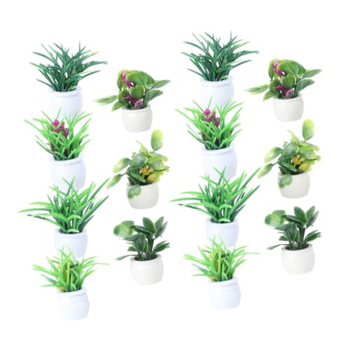 minkissy 14 Stück Teiliges Miniatur Pflanzen Künstlich Mini Deko Bonsai Modell Puppenhaus Landschaft DIY Handwerk Zimmer Gartendekoration minkissy 14 Stück Teiliges Miniatur Pflanzen Künstlich Mini Deko Bonsai Modell Puppenhaus Landschaft DIY Handwerk Zimmer Gartendekoration von minkissy