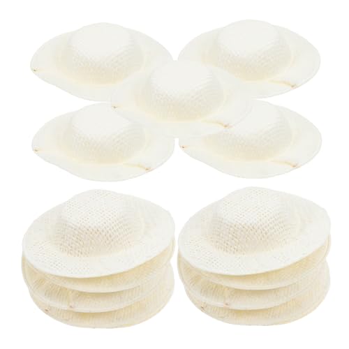 minkissy 15 Stück Süße Strickmützen für Puppen Miniatur Handarbeitszubehör für DIY Projekte Charmante Hüte für Kreative Dekorationen von minkissy