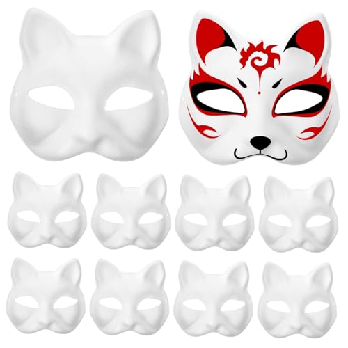 minkissy 15 Stück Teiliges DIY Pappmaché Masken Leere Katzenmasken zum Bemalen Umweltfreundlich für Fasching Halloween Karneval Kreative Gestaltung und Familienaktivitäten Geeignet minkissy 15 Stück Teiliges DIY Pappmaché Masken Leere Katzenmasken zum Bemalen Umweltfreundlich für Fasching Halloween Karneval Kreative Gestaltung und Familienaktivitäten Geeignet von minkissy