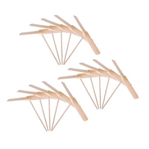 minkissy 15 Stück Teiliges Holz Dragonfly Flugspielzeug für Stabiles Outdoor Interaktives Hand Rub Propeller für Jungen Langlebiges Holzmaterial für Familienaktivitäten minkissy 15 Stück Teiliges Holz Dragonfly Flugspielzeug für Stabiles Outdoor Interaktives Hand Rub Propeller für Jungen Langlebiges Holzmaterial für Familienaktivitäten von minkissy