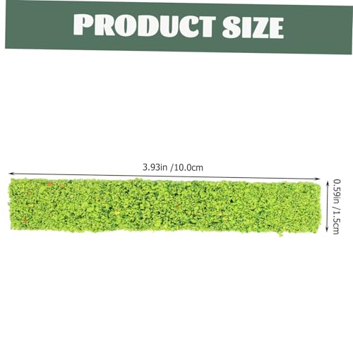 minkissy 15 Stück Teiliges Miniatur Cluster Realistische Simulation Grüner Leichtes Schwamm Material für Modellbau Dioramen Sandtisch und Miniaturgärten DIY Landschaftsdekoration von minkissy