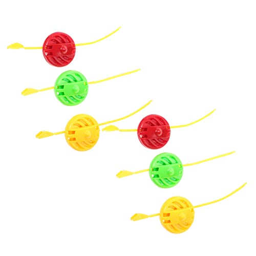 minkissy 15 Stück Teiliges PVC Gyro Leichte Party Mitgebsel Drehbare für Hand Augen Koordination Bunte Farben Sicher und Langlebig für Kindergeburtstag und Freizeitspaß Zufällige Farbe von minkissy