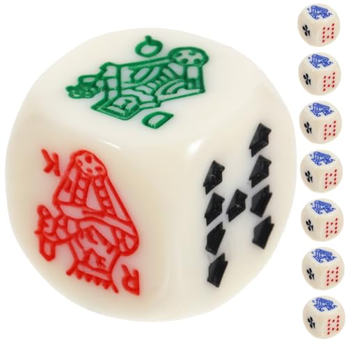 minkissy 15 Stück Teiliges Würfelset Runde Elfenbeinfarbene Pokerwürfel für Kartenspiele und Partyspiele Tragbar Verschleißfest Leichte Würfel für Bar Club und Geburtstagsfeiern minkissy 15 Stück Teiliges Würfelset Runde Elfenbeinfarbene Pokerwürfel für Kartenspiele und Partyspiele Tragbar Verschleißfest Leichte Würfel für Bar Club und Geburtstagsfeiern von minkissy
