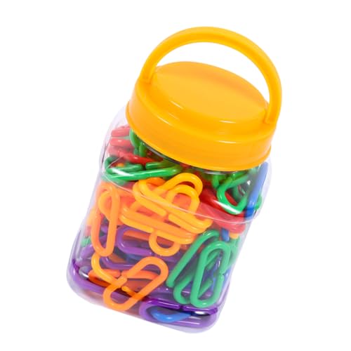 minkissy 150 Stück Teiliges Farbenfrohes Kunststoff Kettenglieder mit C Clips und Haken Lernspielzeug für Zusammenbauen Fördert Farben und Feinmotorik Geeignet für Jungen und Mädchen minkissy 150 Stück Teiliges Farbenfrohes Kunststoff Kettenglieder mit C Clips und Haken Lernspielzeug für Zusammenbauen Fördert Farben und Feinmotorik Geeignet für Jungen und Mädchen von minkissy