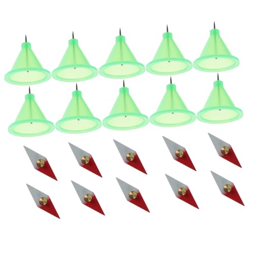 minkissy 16 Stück Teiliges Flügelmagnetische Nadel Physikalisches Experimentiergerät für Unterricht Geeignet für Schule und Wissenschaftsexperimente Basis und Zufälliger Zufällige Farbe von minkissy
