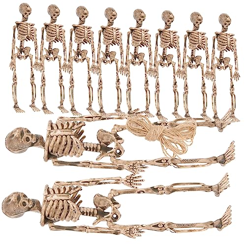 minkissy 16 Stück Teiliges Mini Skelett Deko Halloween Realistisch Lebensnah mit Flexiblen Gelenken für Party und Gruselatmosphäre Innenbereich minkissy 16 Stück Teiliges Mini Skelett Deko Halloween Realistisch Lebensnah mit Flexiblen Gelenken für Party und Gruselatmosphäre Innenbereich von minkissy