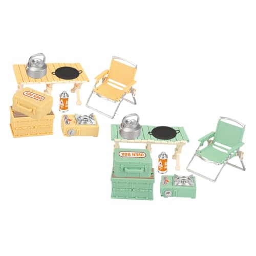 minkissy 16 Stück Teiliges Miniatur Camping Spielset mit Faltbarem Stuhl Tisch und Campingkocher Realistisches Outdoor für Familienzusammenhalt und Fantasievollem Spiel minkissy 16 Stück Teiliges Miniatur Camping Spielset mit Faltbarem Stuhl Tisch und Campingkocher Realistisches Outdoor für Familienzusammenhalt und Fantasievollem Spiel von minkissy