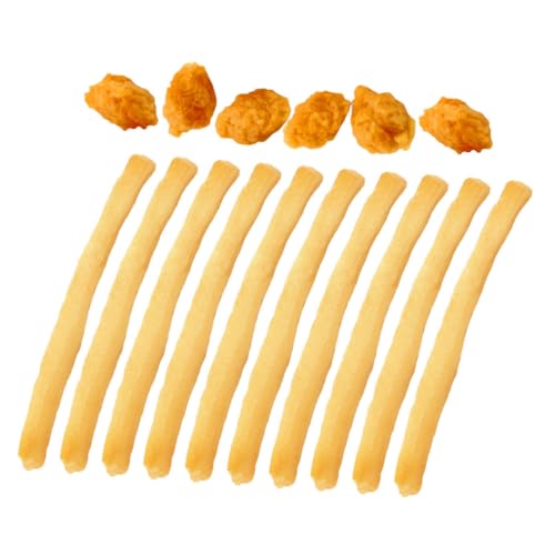 minkissy 16 Stück Teiliges Realistische Künstliche Pommes Frites und Chicken für Lebensechte Fast Food Modelle Küchen für Rollenspiele und Dekoration minkissy 16 Stück Teiliges Realistische Künstliche Pommes Frites und Chicken für Lebensechte Fast Food Modelle Küchen für Rollenspiele und Dekoration von minkissy