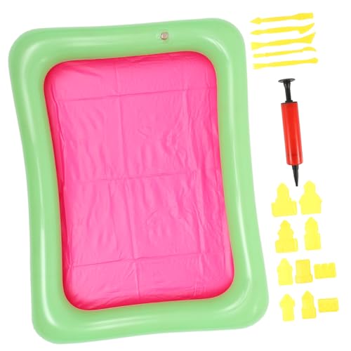 minkissy 17 Stück Teiliges Sandspielzeug Set für Design mit Formen Werkzeugen Aufblasbarem Sandkasten und Pumpe Farblich Sortiert für Strand und Spielplatz Zufällige Farbe Zufällige Farbe minkissy 17 Stück Teiliges Sandspielzeug Set für Design mit Formen Werkzeugen Aufblasbarem Sandkasten und Pumpe Farblich Sortiert für Strand und Spielplatz Zufällige Farbe Zufällige Farbe von minkissy