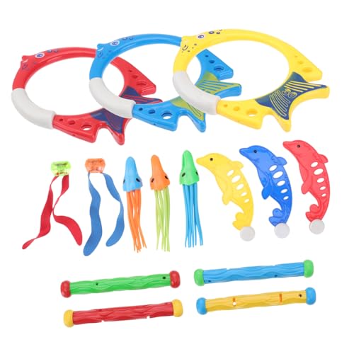 minkissy 17 Stück Teiliges Taucher Wasserspielzeug für Schwimmbad mit Tauchringen Tauchstäben Meeresalgen und Quallen Badespaß für Jungen Mädchen Sommer Zufällige Farbe Zufällige Farbe minkissy 17 Stück Teiliges Taucher Wasserspielzeug für Schwimmbad mit Tauchringen Tauchstäben Meeresalgen und Quallen Badespaß für Jungen Mädchen Sommer Zufällige Farbe Zufällige Farbe von minkissy