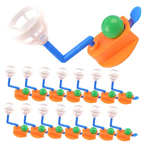minkissy 18 Stück Teiliges Mini Basketball aus Langlebigem Interaktives Kinderspielzeug zur Frühkindlichen Handliches Finger Basketball für Familienspaß Zufällige Farbe Zufällige Farbe von minkissy
