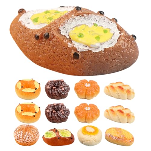 minkissy 18 Stück Teiliges Miniatur Brot Modelle aus Resin Realistische Simulation für Puppenhaus Bäckerei Deko Fotorequisiten Langlebiges Niedliches Kunsthandwerk minkissy 18 Stück Teiliges Miniatur Brot Modelle aus Resin Realistische Simulation für Puppenhaus Bäckerei Deko Fotorequisiten Langlebiges Niedliches Kunsthandwerk von minkissy