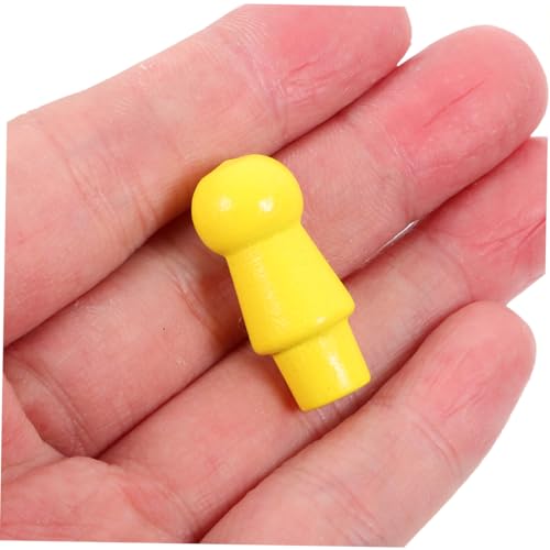 minkissy 180 Stück Holzspielsteine Bunte Chinese Checkers Spielfiguren Natürliche Holzpawns Glatt Poliert Sicher Für Brettspiele Zubehör von minkissy