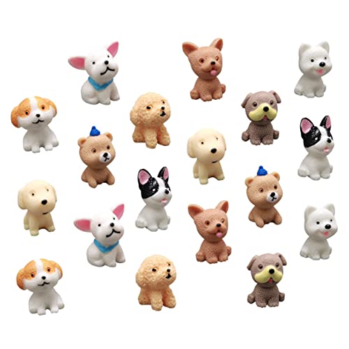 minkissy 18Stücke Miniatur Hundefiguren aus Kunstharz Süße Welpen Deko für Garten und Zuhause Langlebig und Sicher für Partys und Kreative Bastelprojekte minkissy 18Stücke Miniatur Hundefiguren aus Kunstharz Süße Welpen Deko für Garten und Zuhause Langlebig und Sicher für Partys und Kreative Bastelprojekte von minkissy