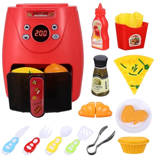 minkissy 1Satz Farbwechselndem Luftfritteusen Küchen Spielset für Realistisches Kochen mit Zubehör für Geburtstagsfeiern Fördert Kreativität und Motorische minkissy 1Satz Farbwechselndem Luftfritteusen Küchen Spielset für Realistisches Kochen mit Zubehör für Geburtstagsfeiern Fördert Kreativität und Motorische von minkissy