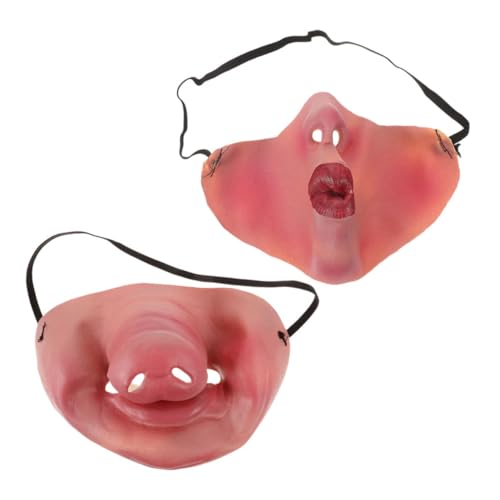 minkissy 1Satz Halbgesichtsmaske mit Süßer Schweinenase für Erwachsene Lustige Tierkostüm Requisite für Halloween Aprilscherze Atmungsaktives Einfach zu Skurriles Design minkissy 1Satz Halbgesichtsmaske mit Süßer Schweinenase für Erwachsene Lustige Tierkostüm Requisite für Halloween Aprilscherze Atmungsaktives Einfach zu Skurriles Design von minkissy