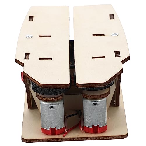 minkissy 1Satz Hölzernes DIY Flugzeugspielzeug Handgefertigter Papierflieger Launcher für Kreatives Bastelset Fantasie und Geduld für Bildung und Spaß von minkissy