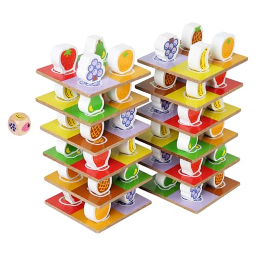 minkissy 1Satz Holzfrucht Stapelspielzeug für Pädagogisches Eltern Junge Mädchen aus Langlebigem Material Lernspielzeug für Kreative Spielstunden für Frühe Entwicklung Sicher minkissy 1Satz Holzfrucht Stapelspielzeug für Pädagogisches Eltern Junge Mädchen aus Langlebigem Material Lernspielzeug für Kreative Spielstunden für Frühe Entwicklung Sicher von minkissy