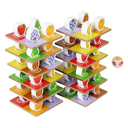 minkissy 1Satz Holzfrucht Stapelspielzeug für Pädagogisches Holzspielzeug für Frühes Lernen Sicheres und Umweltfreundliches Design für Hand Augen Koordination und Kreativität minkissy 1Satz Holzfrucht Stapelspielzeug für Pädagogisches Holzspielzeug für Frühes Lernen Sicheres und Umweltfreundliches Design für Hand Augen Koordination und Kreativität von minkissy