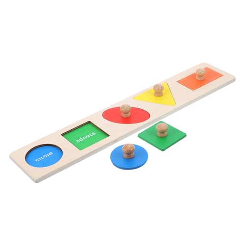 minkissy 1Satz Holzpuzzle für Geometrisches Formsortierspielzeug Feinmotorik und Kognitiven Fähigkeiten für Montessori Lernaktivitäten und Sensorische minkissy 1Satz Holzpuzzle für Geometrisches Formsortierspielzeug Feinmotorik und Kognitiven Fähigkeiten für Montessori Lernaktivitäten und Sensorische von minkissy