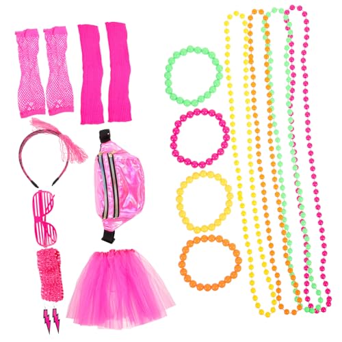 minkissy 1Satz Jahre Kostümset für Frauen Retro Accessoires mit Halskette Armband Netzhandschuhen für Jahre Partys Abschlussbälle Vielseitig minkissy 1Satz Jahre Kostümset für Frauen Retro Accessoires mit Halskette Armband Netzhandschuhen für Jahre Partys Abschlussbälle Vielseitig von minkissy