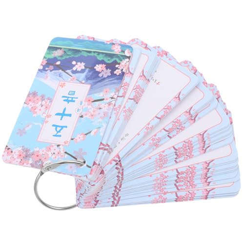 minkissy 1Satz Japanische Lernkarten Praktische Übungskarten für Aussprache des Japanischen Alphabets Leicht Tragbar für Anfänger Klare Buchstabenmuster Sicher minkissy 1Satz Japanische Lernkarten Praktische Übungskarten für Aussprache des Japanischen Alphabets Leicht Tragbar für Anfänger Klare Buchstabenmuster Sicher von minkissy