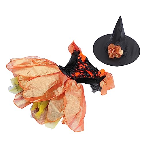 minkissy 1Satz Kostüm Mit Hexenhut Für Halloween Feiern Hochwertigen Materialien Design Für Kleine Hexen Perfektes minkissy 1Satz Kostüm Mit Hexenhut Für Halloween Feiern Hochwertigen Materialien Design Für Kleine Hexen Perfektes von minkissy