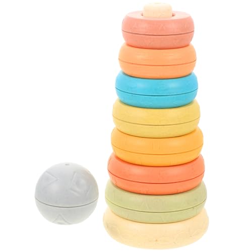 minkissy 1Satz Kreisstapelspielzeug aus Silikon Montessori Stapelbare Ringe für Kleinkinder Jahre Fördert Lernfähigkeiten Hand Augen Koordination und Kreatives Spiel minkissy 1Satz Kreisstapelspielzeug aus Silikon Montessori Stapelbare Ringe für Kleinkinder Jahre Fördert Lernfähigkeiten Hand Augen Koordination und Kreatives Spiel von minkissy