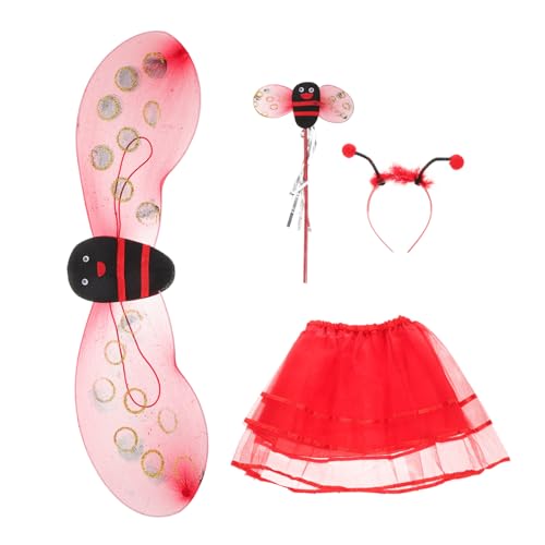 minkissy 1Satz Marienkäfer Kostüm für Teiliges mit Flügeln Stirnband und Tutu Rock für Halloween Kostümpartys und Theateraufführungen Bequemes und Langlebiges Material minkissy 1Satz Marienkäfer Kostüm für Teiliges mit Flügeln Stirnband und Tutu Rock für Halloween Kostümpartys und Theateraufführungen Bequemes und Langlebiges Material von minkissy