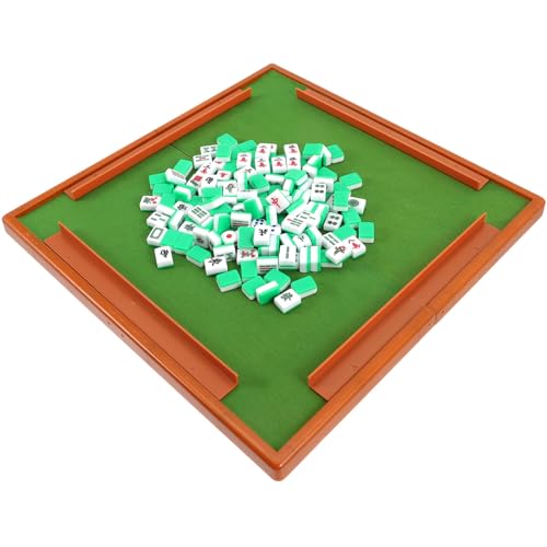 minkissy 1Satz Mini Mahjong Set Tragbares Set mit Gravierten Spielsteinen für Reisen Partys und Zuhause Lustiges Chinesisches Tischspiel für Mahjong mit Aufbewahrungsbox minkissy 1Satz Mini Mahjong Set Tragbares Set mit Gravierten Spielsteinen für Reisen Partys und Zuhause Lustiges Chinesisches Tischspiel für Mahjong mit Aufbewahrungsbox von minkissy