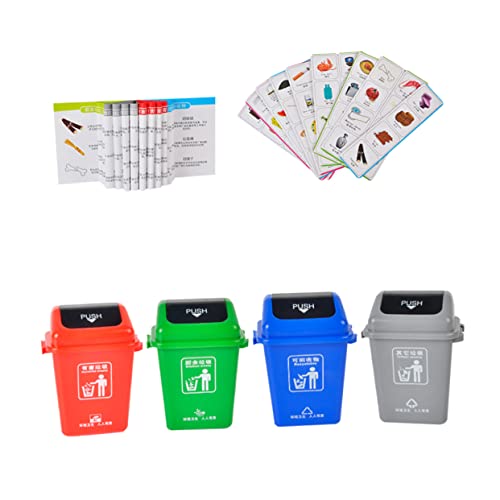 minkissy 1Satz Müllsortierungs Spielset für Umweltfreundliches Lernspielzeug Beobachtungs und Lernfähigkeiten für Geburtstags Ab Jahren von minkissy
