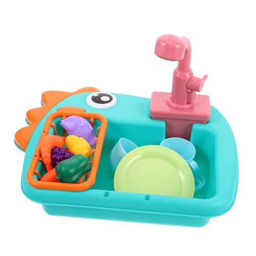 minkissy 1Satz Spülbecken Spielset mit Wasserfunktion Interaktives Küchen für Kleinkinder Realistische Geschirrspülmaschine für Kreatives Spiel und Wasseraktivitäten minkissy 1Satz Spülbecken Spielset mit Wasserfunktion Interaktives Küchen für Kleinkinder Realistische Geschirrspülmaschine für Kreatives Spiel und Wasseraktivitäten von minkissy