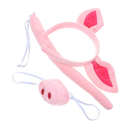 minkissy 1Satz Tierkostüm für Teiliges mit Rosa Schweinenase und Schweineohren Haarschleife für Kostümpartys Halloween Karneval und Foto Requisiten minkissy 1Satz Tierkostüm für Teiliges mit Rosa Schweinenase und Schweineohren Haarschleife für Kostümpartys Halloween Karneval und Foto Requisiten von minkissy
