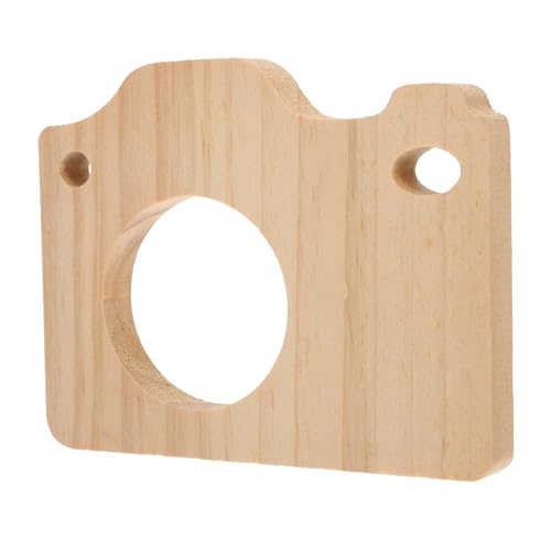 minkissy 1Stück Holzkamera Deko Retro Kamera Ornament für Kinderzimmer Schreibtisch Stabile Holzstatue für Kreative Dekoration als für Jungen und Mädchen von minkissy