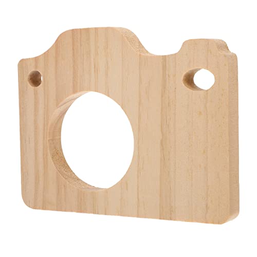 minkissy 1Stück Holzkamera Dekoration Kreative Statue für Schreibtisch Langlebiges Holzmaterial Gestaltung für Mädchen als Heimdekoration von minkissy