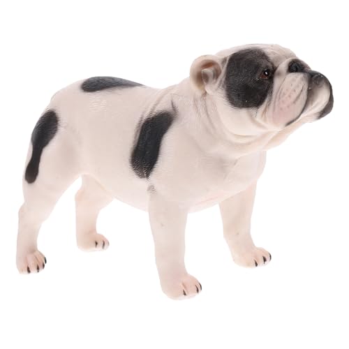minkissy Hundemodell Figurine Realistisches PVC Simulationsmodell für Haustier Dekoration im Büro Auto und Zuhause Miniatur Hund Figur als Schreibtischornament von minkissy