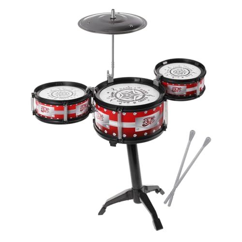 minkissy 1Stück Teiliges Mini Percussion Set für Musikunterricht mit Trommeln Rot für Frühkindliche Musikalische Bildung und Spaß mit Sicheren Kanten minkissy 1Stück Teiliges Mini Percussion Set für Musikunterricht mit Trommeln Rot für Frühkindliche Musikalische Bildung und Spaß mit Sicheren Kanten von minkissy