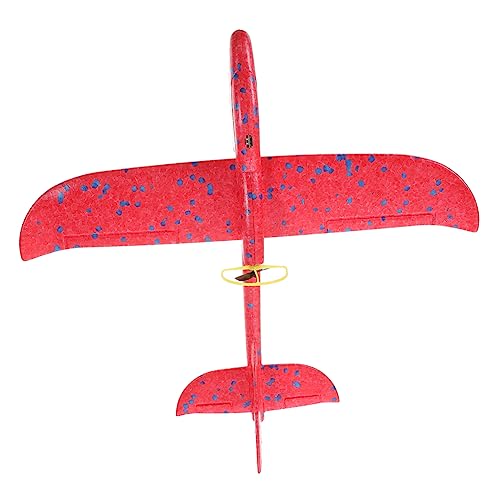 minkissy 1Stück USB Flugzeugspielzeug mit Lichtern und Drehfunktion Elektrisches Schaumstoffspielzeug für Draußen Rot von minkissy