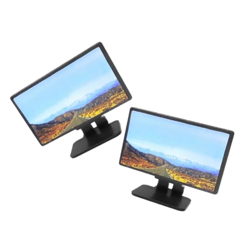 minkissy 2 Maßstab Puppenhaus Fernseher Modell aus Kunststoff Detailgetreue Tv Requisite für Wohnzimmer Dekoration und Sammler minkissy 2 Maßstab Puppenhaus Fernseher Modell aus Kunststoff Detailgetreue Tv Requisite für Wohnzimmer Dekoration und Sammler von minkissy