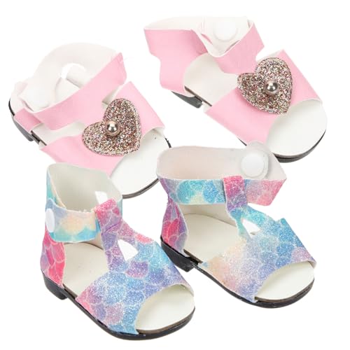minkissy 2 Paare Miniatur Puppenschuhe Elegante und Robuste Mini Schuhe für Sommer und Hausdekoration Geeignet für Amerikanische Mädchenpuppen Gd Gd minkissy 2 Paare Miniatur Puppenschuhe Elegante und Robuste Mini Schuhe für Sommer und Hausdekoration Geeignet für Amerikanische Mädchenpuppen Gd Gd von minkissy